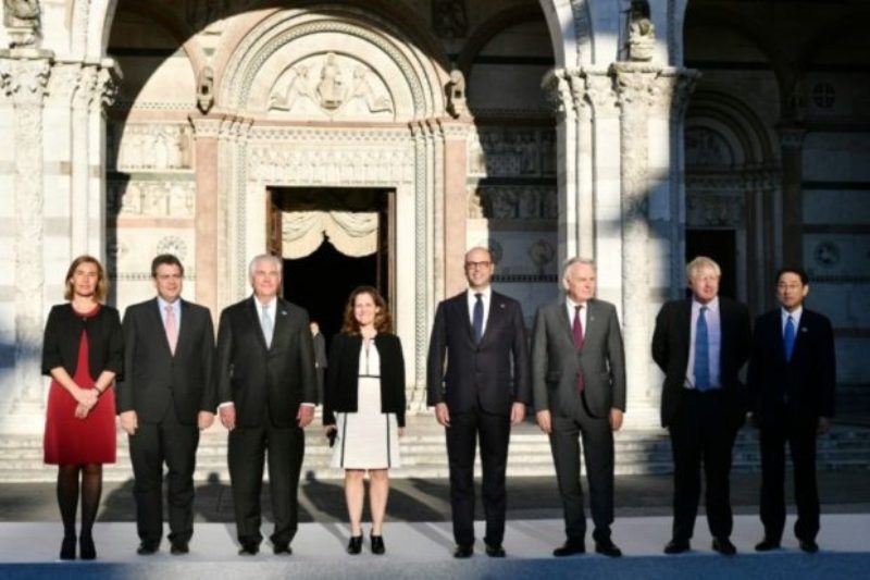 G7 foreign ministers