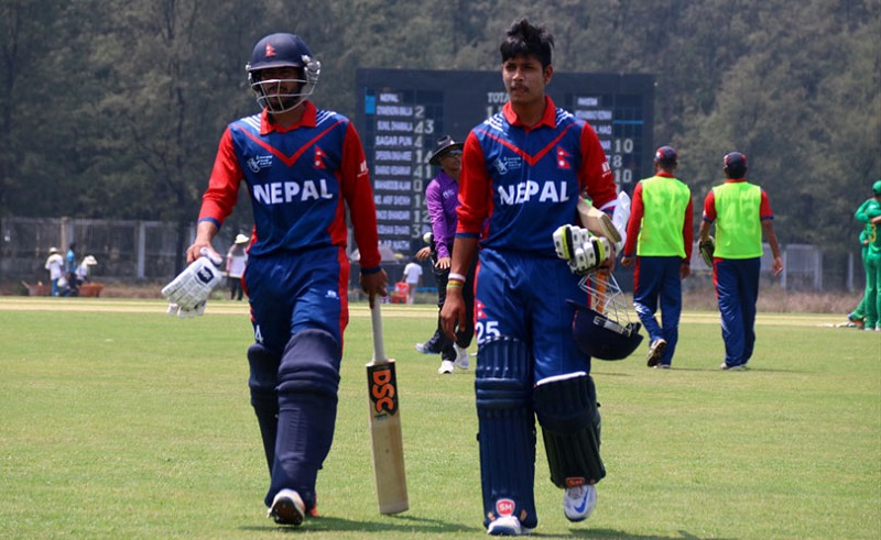 Nepali cricket team sandip