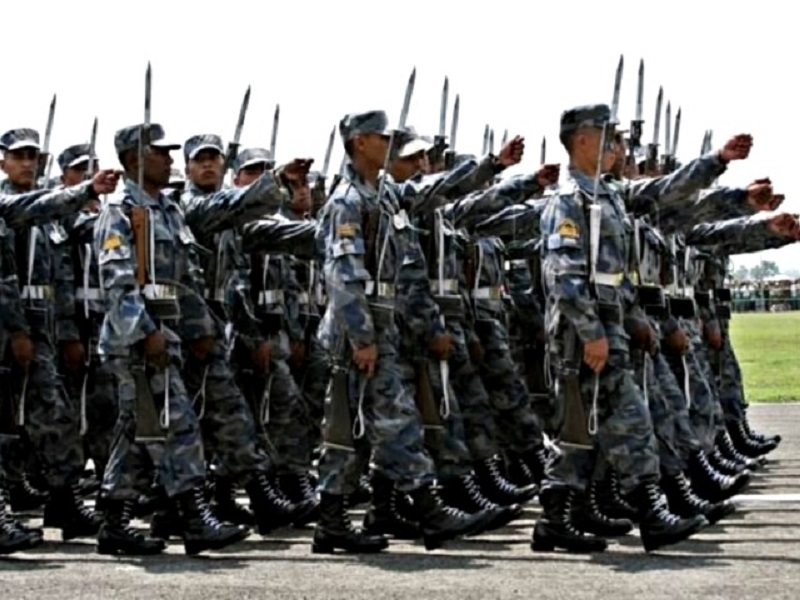 Nepali armed police a