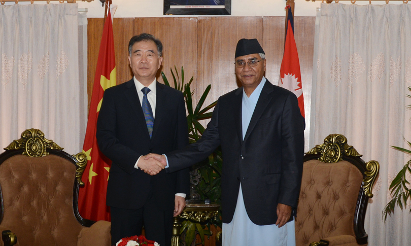 प्रधानमन्त्रीसँग चिनियाँ उपप्रधानमन्त्रीको भेट : राष्ट्रपति सीलाई नेपाल भ्रमण गर्न पुनः आग्रह