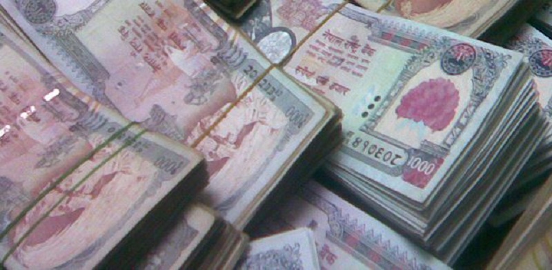 Nepali rupees notes