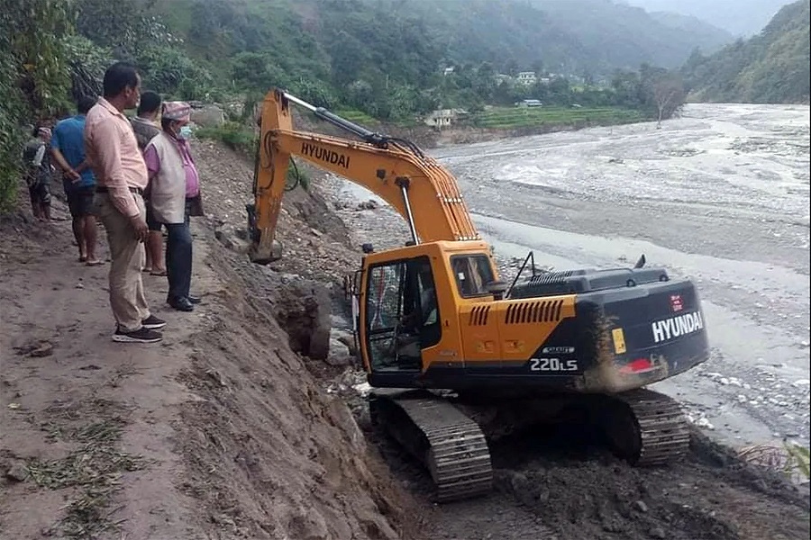 मेलम्ची बाढी प्रभावित क्षेत्र संरक्षणका लागि चार करोड