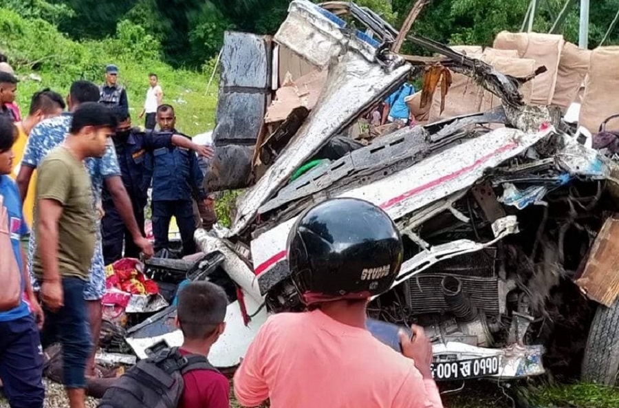 बस दुर्घटनामा अपडेट : मृतक १६ मध्ये १५ को सनाखत, एक जनाको हुन बाँकी