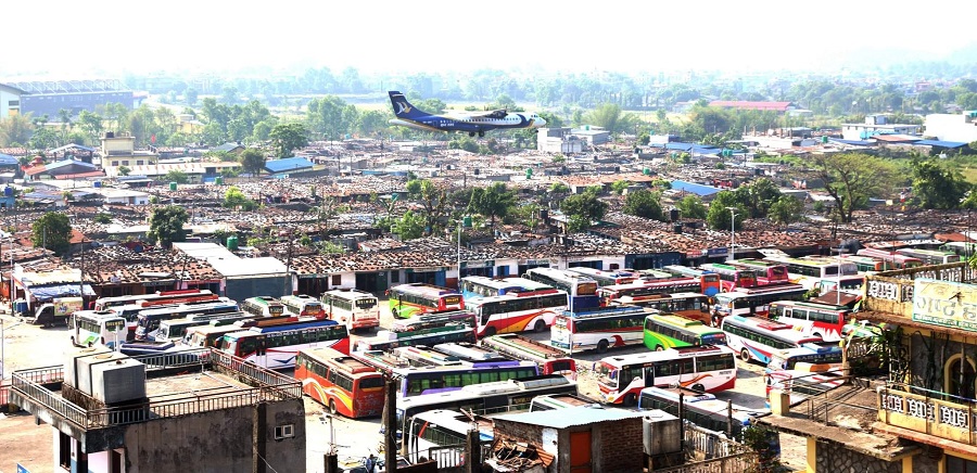 कहिल्यै बनेन पर्यटकीय नगरी पोखरा बसपार्क, जहिले अस्तव्यस्त मात्र