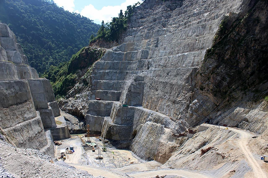 Tanahun hydro dam photo