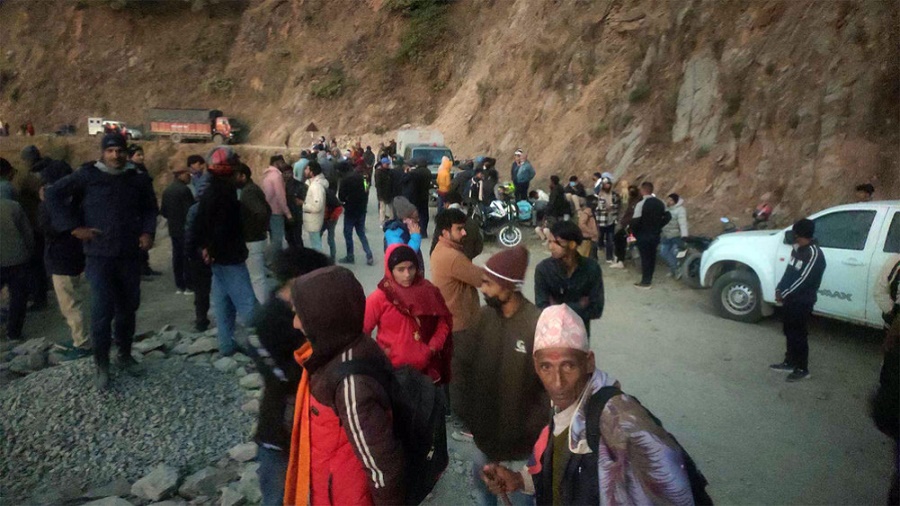 Darchula jip accident ghatnasthal