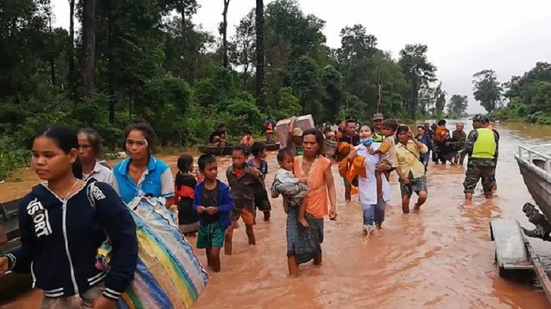 लाओसमा ड्याम भत्किँदा सयौं बेपत्ता